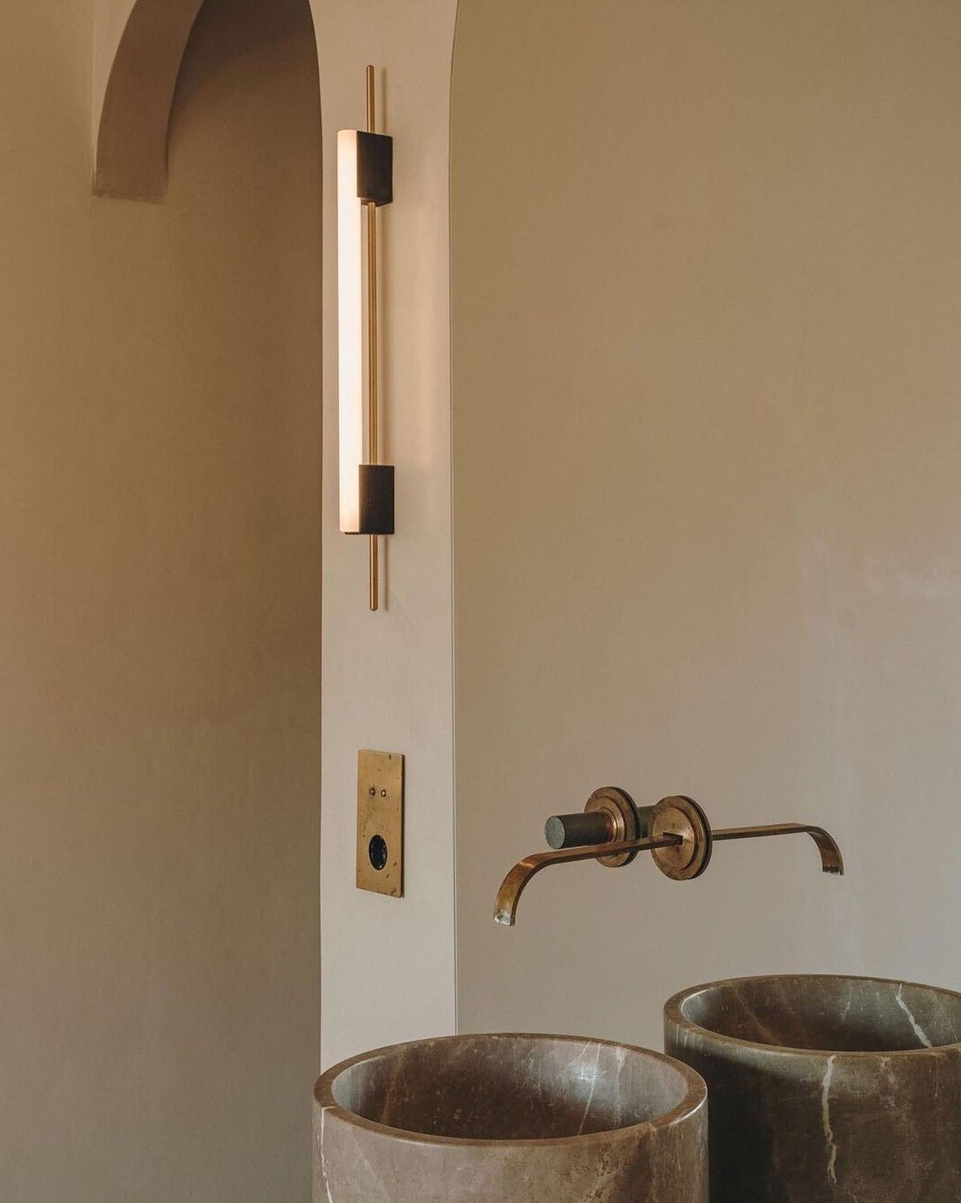 More Outlet and USB chargers in Soft Polished brass