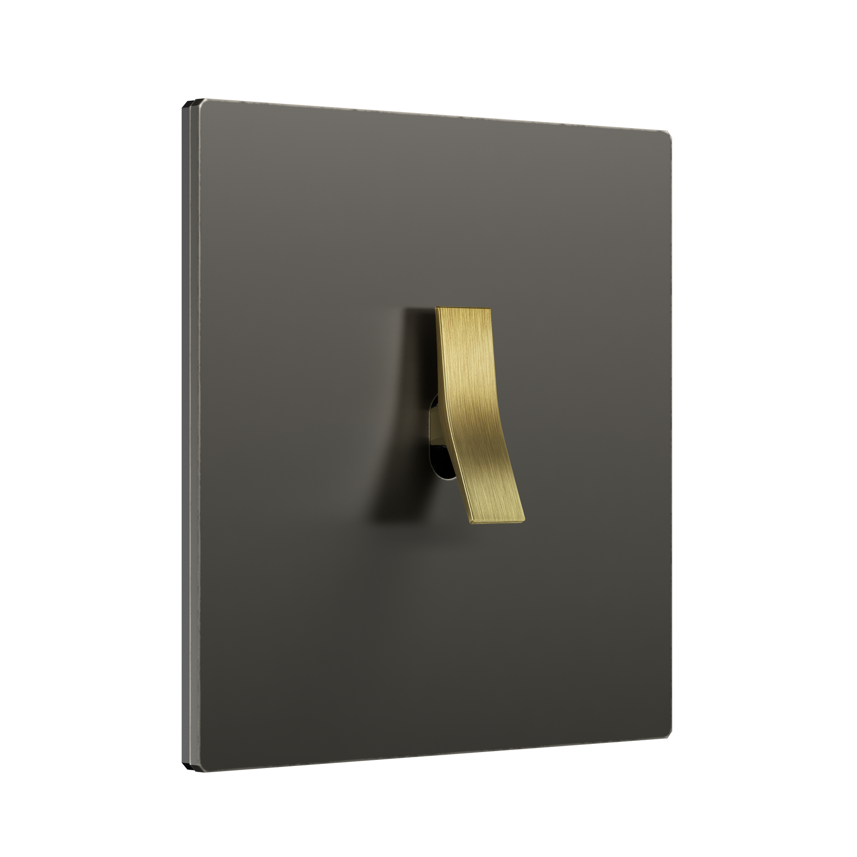 Bridge Switch in Aged Iron with an Antique Bronze Knob