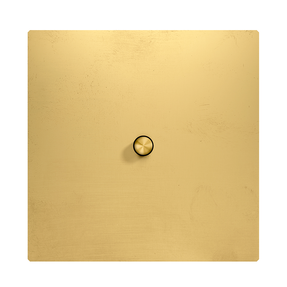 More Switch in Soft polished brass