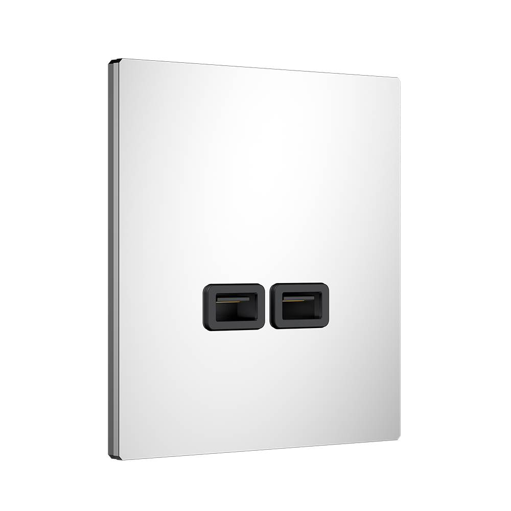 5.1 and Bridge Double USB Socket in White