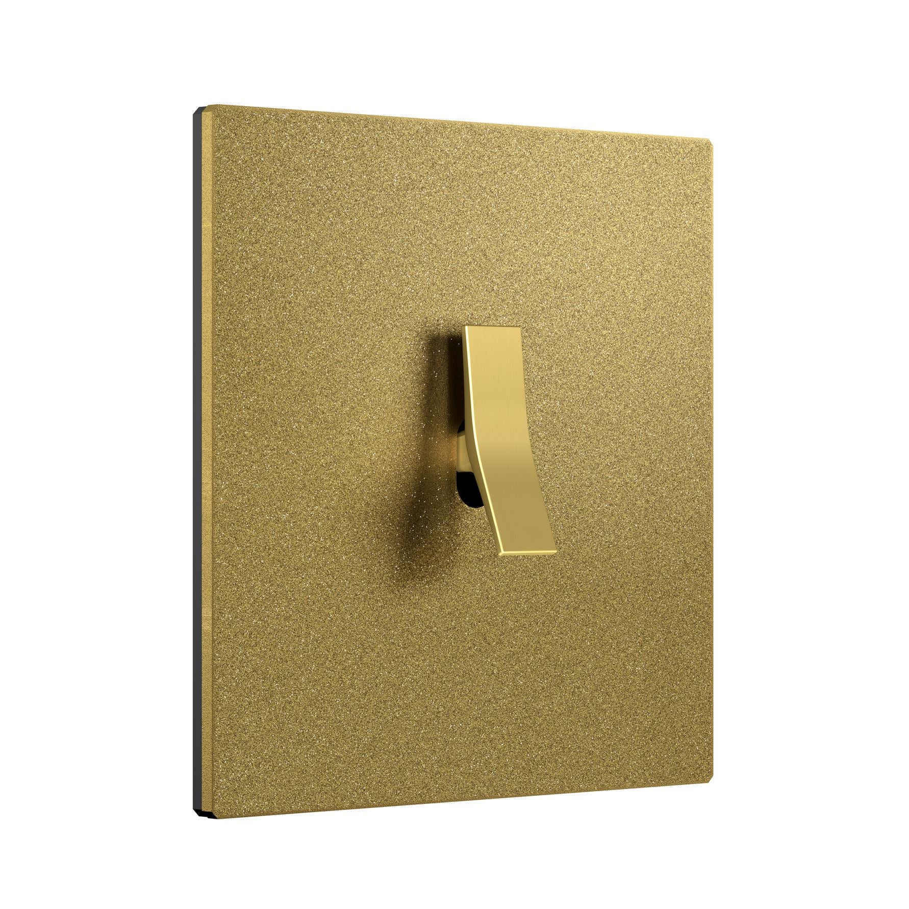 Bridge Switch in Sablé Golden Brass with a Bright Golden Knob