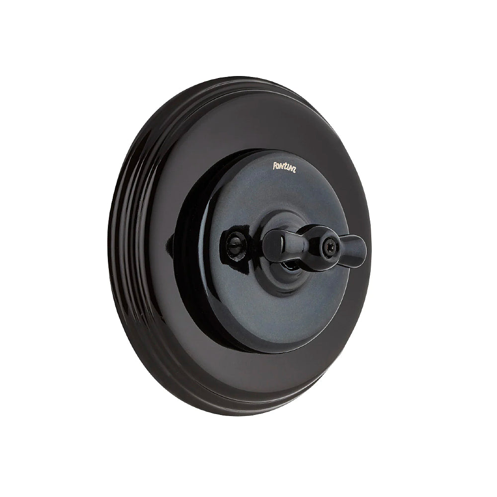 Garby Colonial Switch in Black Porcelain