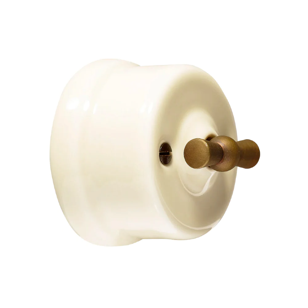 Garby Switch in Off-White Porcelain