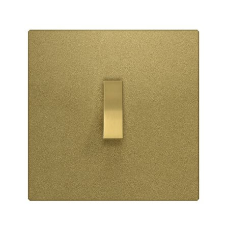 Bridge Switch in Sablé Golden Brass with a Bright Golden Knob